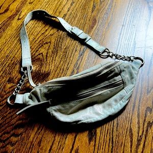 Free People Leather Sling Crossbody